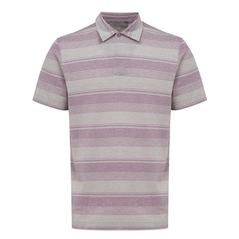 Canali Gray Cotton Polo Shirt